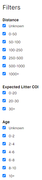 Matchmaker Filter